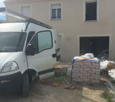 Crépi en cours.....