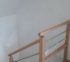 Peinture de la cage d'escalier