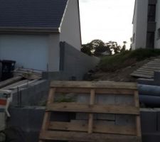 Notre muret et mur de soutenement