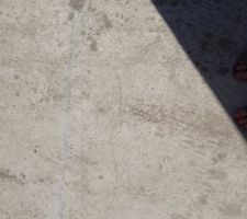 Fissures dalle