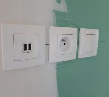 Mercredi 5 juillet 2017 : Électricité (Interrupteurs + Prises)