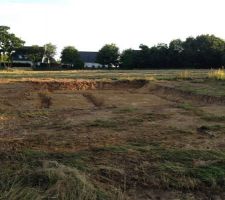 Terrassement en cours.