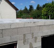 La chape pour le plafond coulée