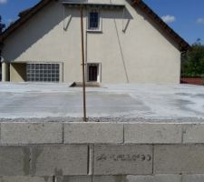 La chape pour le plafond coulée