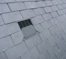 Détail d'une chatière de ventilation