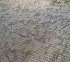 Réalisation de la nouvelle chape dans toute la partie habitable....