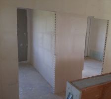 Vue sur 2 futures chambres