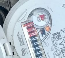 Pose des compteurs par l'entreprise SADE termin&eacute;e