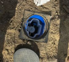 Pose des compteurs par l'entreprise SADE termin&eacute;e