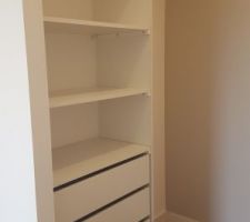 Dressing "fait maison" en cours.