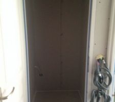 Cloisons terminées! - WC -1er