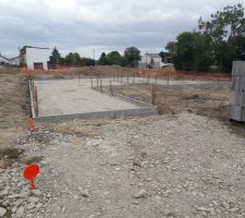 Mis en place des planelles + Remblaiement