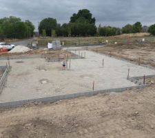 Mis en place des planelles + Remblaiement