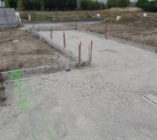 Mis en place des planelles + Remblaiement