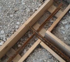 Coffrage pour structure béton - ferraillage