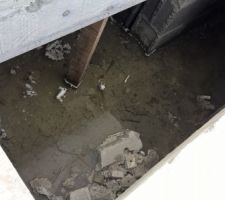 Présence d'eau dans le vide sanitaire