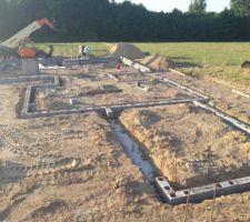 Début du terre plein