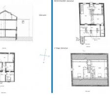 Plans de maison avant rénovation