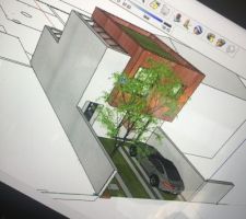 Vue 3d de l'esquisse choisie