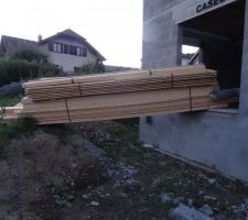Livraison de la charpente