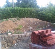 Tuiles &agrave; l'ext&eacute;rieur.