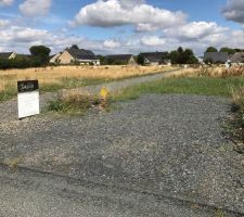 Panneau de chantier