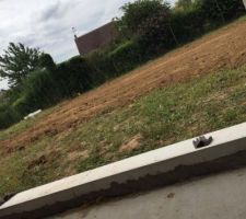 Voilà jardin derrière remis a plat.
Sa fait propre maintenant.