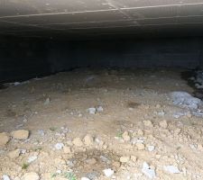 Ouverture dans le vide sanitaire