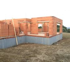 Construction du RDC avec de la Calibric One TERREAL