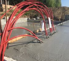 Sortie plancher chauffant