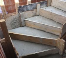Escalier couler