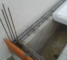 R&eacute;alisation plancher - zoom sur angle cot&eacute; mitoyen