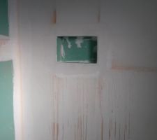Niche de la douche du bas. Ca a saigné pour casser la brique ^^.