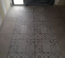 Tapis en carreau de ciment