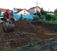Début de terrassement