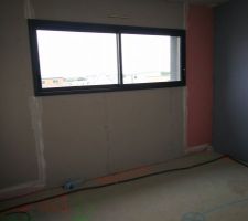 Placo terminé - Chambre parentale