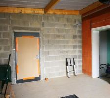Placo terminé - Garage