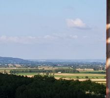 Vue depuis la fenêtre de la salle d'eau