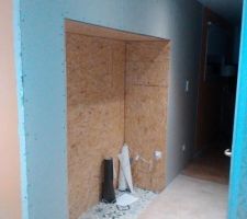Vue de l'intérieur , placo posé