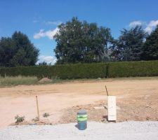 Le terrain est pr&ecirc;t &agrave; accueillir la maison !