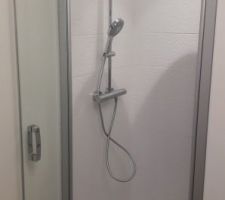 Pose colonne + paroi de douche_SDB
