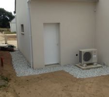 Terrassement autour de la maison