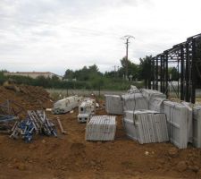 Arriere de la maison et futur jardin