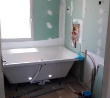 La salle de bain ... bah du retard, du retard, du retard ...

faience normalement en fin de semaine et merci AUBADE pour les 2-3 mois de retard pour les pièces de plomberie ... grrrrrrrrrr