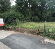 Ouverture pour chantier