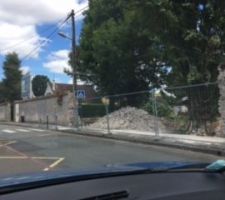 Terrain avant démolition