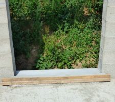 Finition des seuils de porte