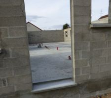 Finition des seuils de porte