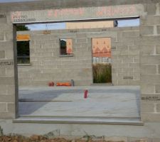 Finition des seuils de porte