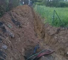 Ouverture de la tranchée
